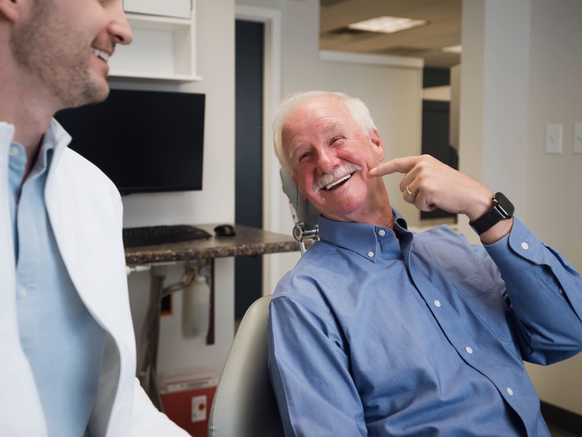 Tooth-colored composite filling at 207 Dental in Auburn, ME
